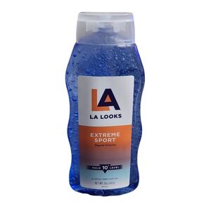 LA LOOKS EXTREME SPORT HAIR GEL HOLD 10 LEVEL ALCOHOL FREE NET WT 20OZ